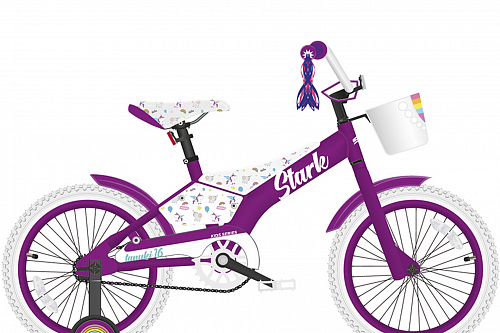 Детский велосипед Stark Tanuki 16 Girl (2022)