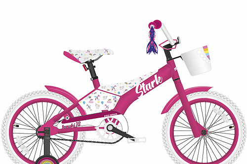 Детский велосипед Stark Tanuki 18 Girl (2022)