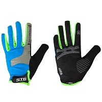 Перчатки STG AL-05-1871 синие/серые/черные/зеленые   полноразмерные  L