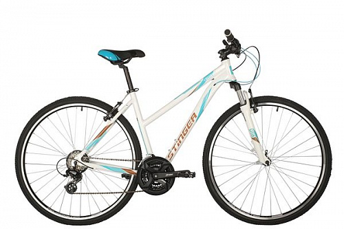 Велосипед STINGER 700C LIBERTY STD белый, алюминий, размер 48"