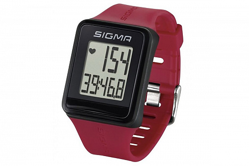 Спортивные часы-пульсометр Sigma, iD.GO rouge
