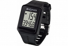 Спортивные часы-пульсометр Sigma, iD.GO black